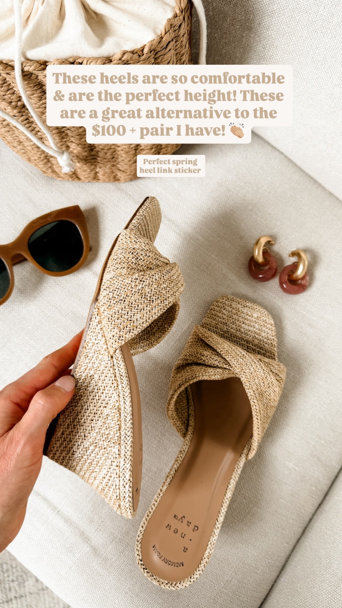 These heels have a designer feel but are so affordable! Perfect for spring & summer looks!

Loverly Grey, Target find, Target fashion, neutral heels, woven heels, spring fashion, spring outfit ideas 

#LTKSeasonal #LTKootd