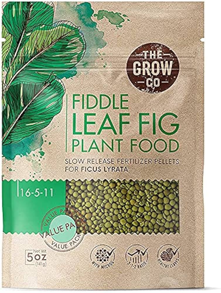 Fiddle Leaf Fig Tree Plant Food - Slow Release Fertilizer Pellets for Potted Figs - Steady Nutrie... | Amazon (US)