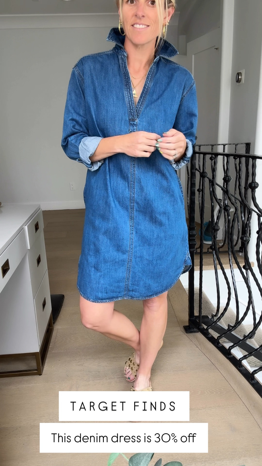 Love a great casual denim dress and this one’s sale for target circle week.  Has pockets too. 

Denim dress | country concert outfit | western outfit 

#targetstyle #targetfinds #springoutfits

#LTKFindsUnder50 #LTKSaleAlert #LTKWatchNow