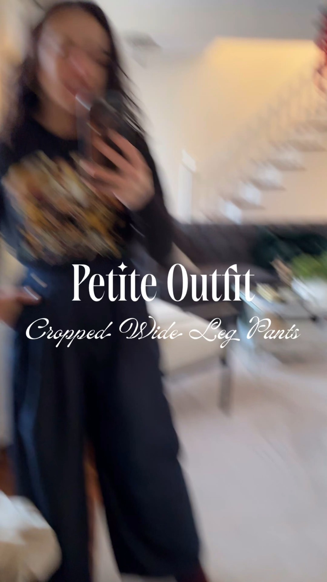 Casual petite outfit idea with wide leg pants and a band graphic tee. The pants are cropped so they work well for my 5ft frame. They are also very comfy! 

#LTKWorkwear #LTKPetite #LTKSeasonal