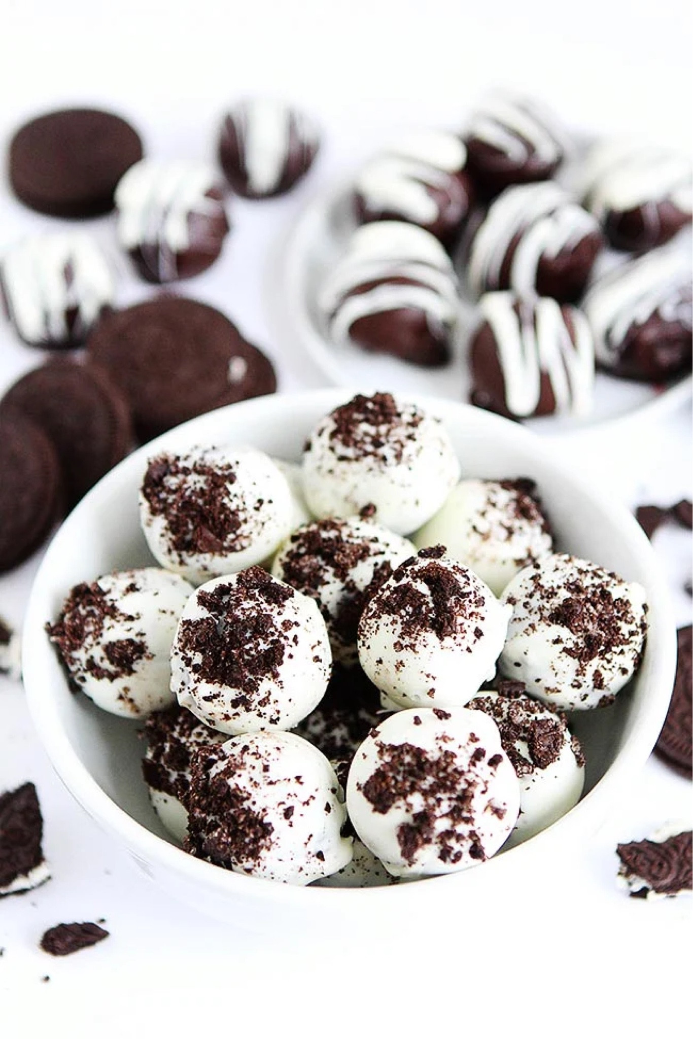 Oreo Balls are an easy no-bake treat made with crushed up Oreo cookies, cream cheese, and chocolate. Oreo Balls are a favorite holiday treat! Full recipe on my blog at TwoPeasAndTheirPod.com

#LTKSeasonal #LTKHoliday #LTKHome