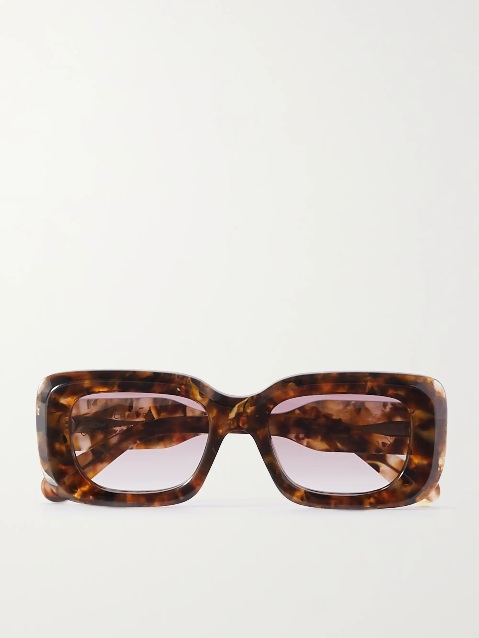 Gayia square-frame tortoiseshell recycled-acetate sunglasses | NET-A-PORTER (US)