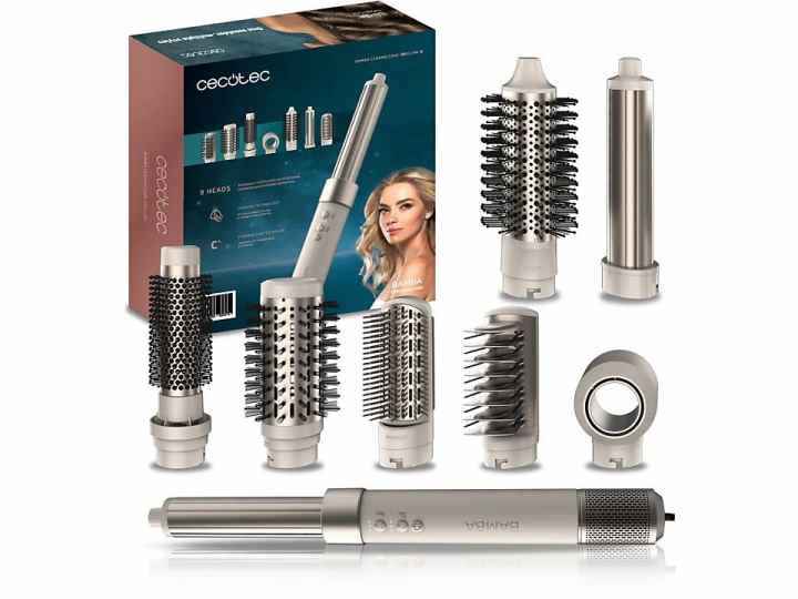 Moldeador de Pelo Cecotec AirGlam X, W, Tecnología iónica, 8 en 1, 3 velocidades, 3 temperatura... | Miravia ES
