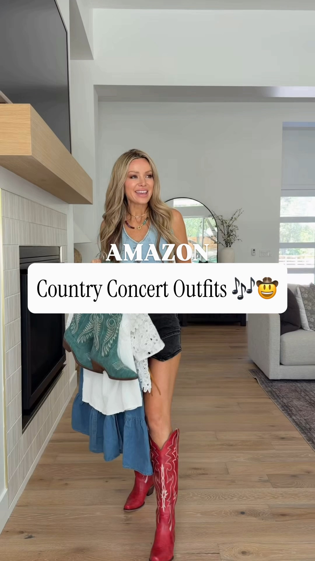 Amazon country concert outfits that look way more expensive than they are 🤠✨
Comment AMAZON and I’ll send you the details 

Every concert season I get asked what to wear, and these Amazon finds did not disappoint.

✔️ Denim + cowboy boots
✔️ Lace + cutoffs
✔️ Flowy dresses
✔️ Fringe bags and western accessories

Whether you’re headed to a country concert, fair, rodeo, or Nashville trip, these outfits are cute, comfortable, and easy to mix and match. My favorite part? Everything is affordable, so you can build an entire concert look without spending a fortune.

Which one are you wearing? ❤️

Save this for your next concert and follow for more Amazon outfit ideas!

#amazonfashion #countryconcertoutfit #westernstyle #cowgirlstyle #amazonfinds