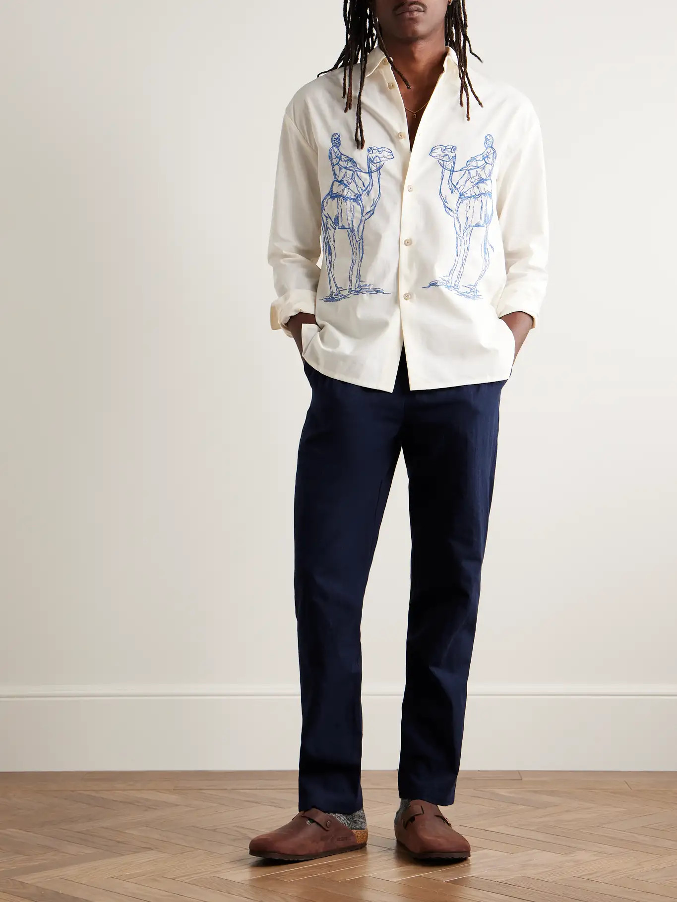 Straight-Leg Linen Drawstring Trousers | Mr Porter (UK)