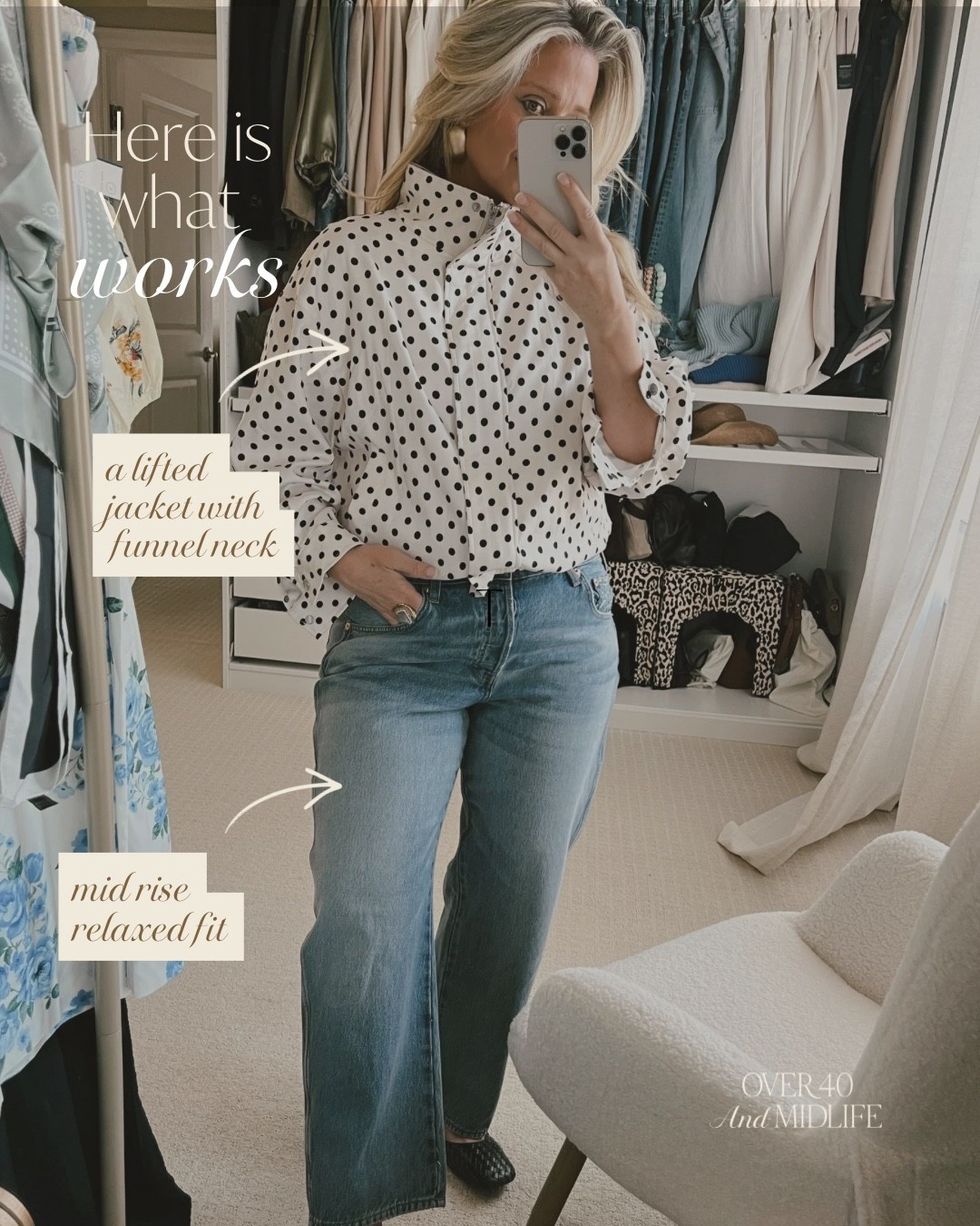  ✨Tap the bell, save and ❤️ for over 40 fashion, midlife style, midsize fashion and luxury looks for less. 

I used to think my outfits stopped working…

Same pieces. Same effort.
But somehow everything felt off.

The pants that should’ve been flattering… weren’t.
The dresses that looked easy… made me feel bigger.

And I couldn’t figure out why.

It wasn’t my body.
It was the way everything was sitting on it.

No structure.
No balance.
Nothing creating shape.

Once I started making small changes… everything shifted.

Adding a little lift.
Letting fabric skim instead of cling.
Balancing the proportions.

That’s it.

This is Outfit Physics.
And once you see it… you can’t unsee it.

Save this so your outfits actually work 🤍
Comment STYLE and I’ll send you my go-to pieces

👑 Helping you look good, feel good
– Lindsey Denver

Spring looks, Midlife style for real women who want to feel confident again. Over 40 fashion and over 50 style that works with changing bodies, perimenopause shifts, and real life. Think midsize fashion, Gen X style and up, body confidence, and mom outfits that feel polished, comfortable, and elevated...because style over 45 and over 50 should feel effortless, not stressful. 


Follow my LTK @Over40andmidlife on the @shop.LTK app to view this post and get my exclusive app-only content!

#liketkit #LTKPlusSize #LTKOver40 #LTKMidsize
@shop.ltk
https://liketk.it/6ar1V