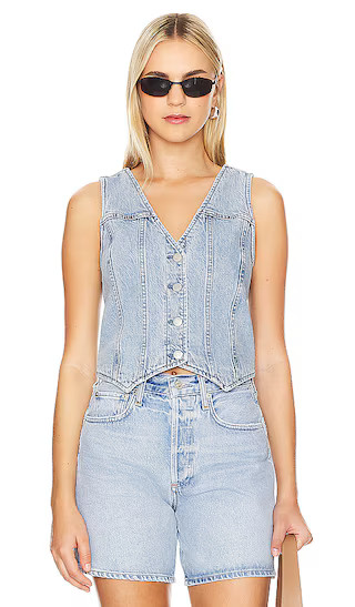 Sydney Vest in Provence | Revolve Clothing (Global)