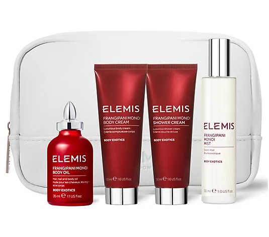 ELEMIS Ultimate Frangipani Monoi Discovery Collection - QVC.com | QVC