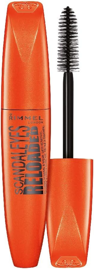 Rimmel - Mascara Scandaleyes Reloaded - Volume extrême et Tenue extrême - Maxi Brosse - 001 Bla... | Amazon (FR)