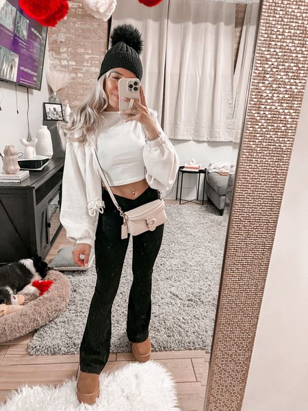 Casual saturday look to go thrifting 🤍 

#winteroutfit #beigeaesthetics #aeriereal #hmxme #coachbag #targetstyle #winterfit #beanie #flarepants #flaredleggings #minimaloutfit #effortlesschic #outfitinspo #outfitinspiration #neutralstyle #leggings #ugg #amazonfinds #amazonfashion #pinterestgirl #pinterestinspired #chicagoil #chicagoinfluencer 

Winter outfit , flare leggings , aerie , abercrombie style , neutral outfit , outfit inspo , street style , coach , Amazon fashion , Amazon finds , casual outfit , American style , get dressed with me , get ready with me , grwm , cozy vanilla girl outfit inspiration , winter outfit reels , Ugg outfit

#LTKstyletip #LTKFind #LTKU