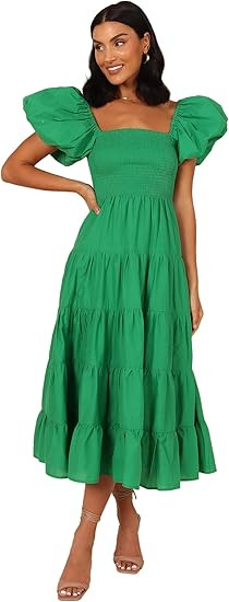 Petal & Pup Womens Morgan Tiered Dress | Amazon (US)