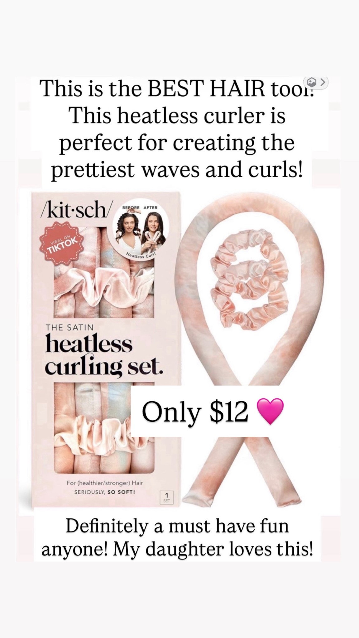I love this heatless curling set. It is so good.

#LTKBeauty