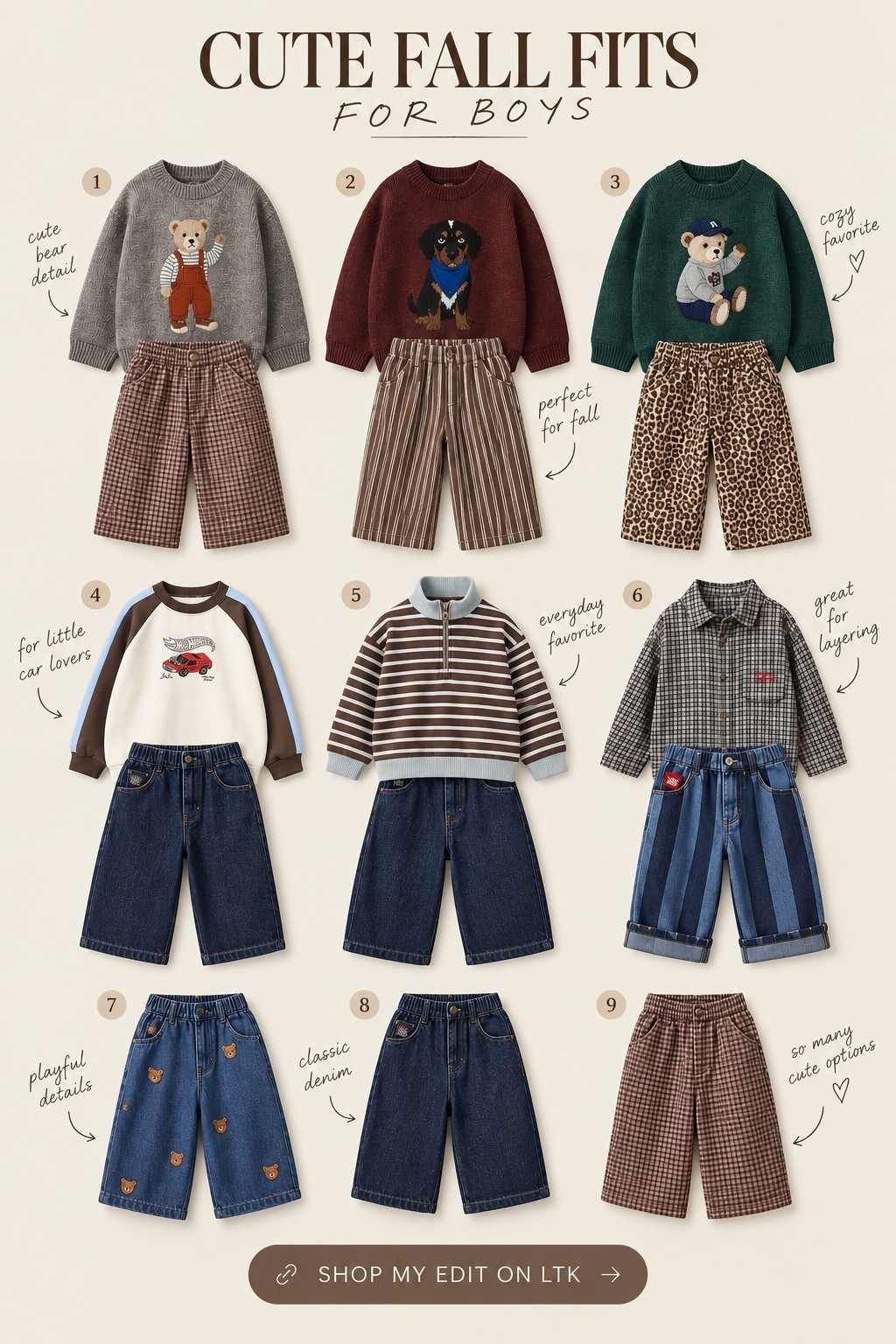 Cute fall fits for boys 🤎

#LTKdeutschland #LTKkids #LTKautumn