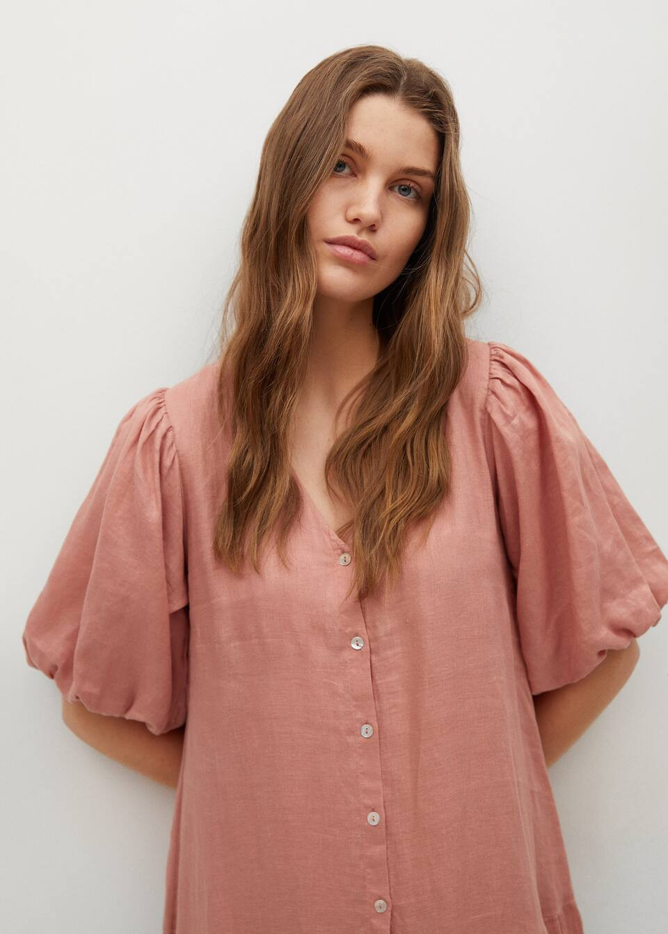 100% linen dress | MANGO (US)