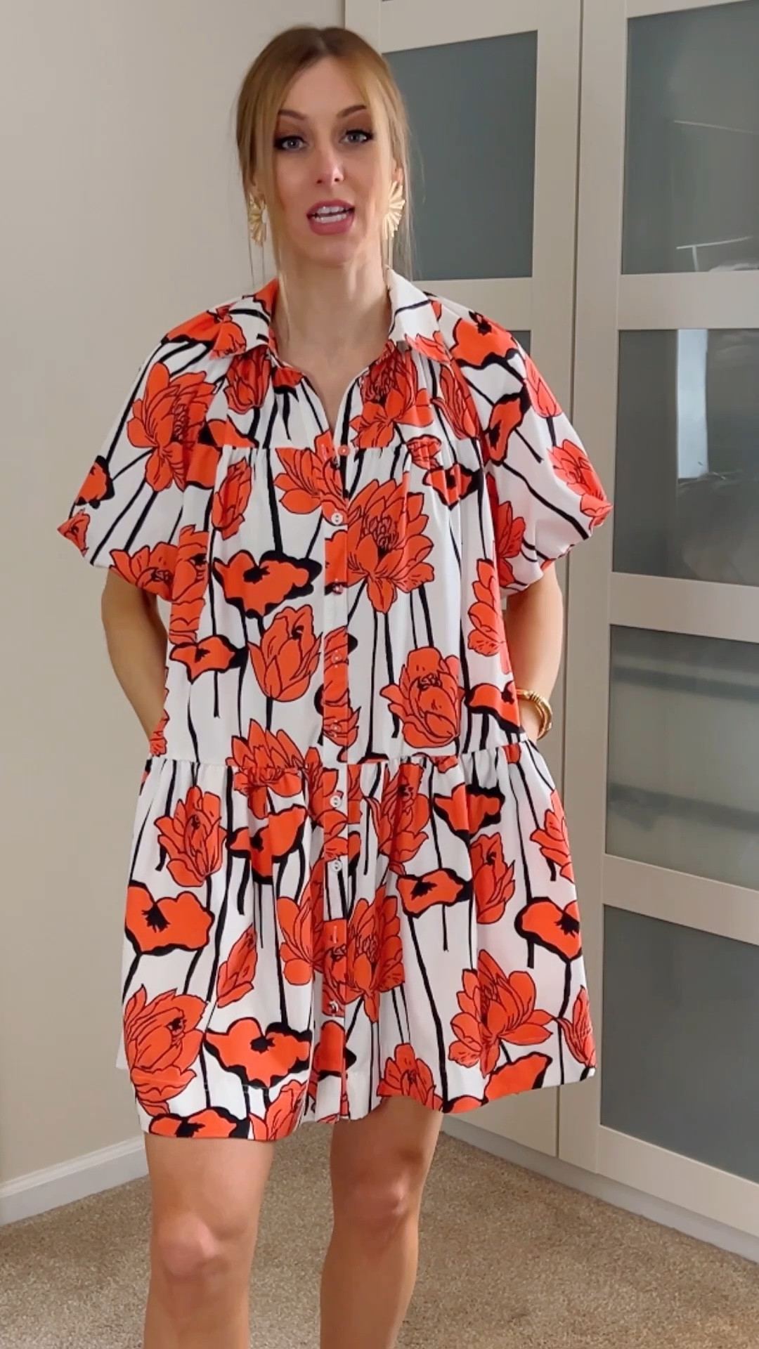 Cute dress, but not sure it’s give it a full five stars.
I’m in a size small in the orange color option.


#LTKWatchNow #LTKStyleTip #LTKFindsUnder50
