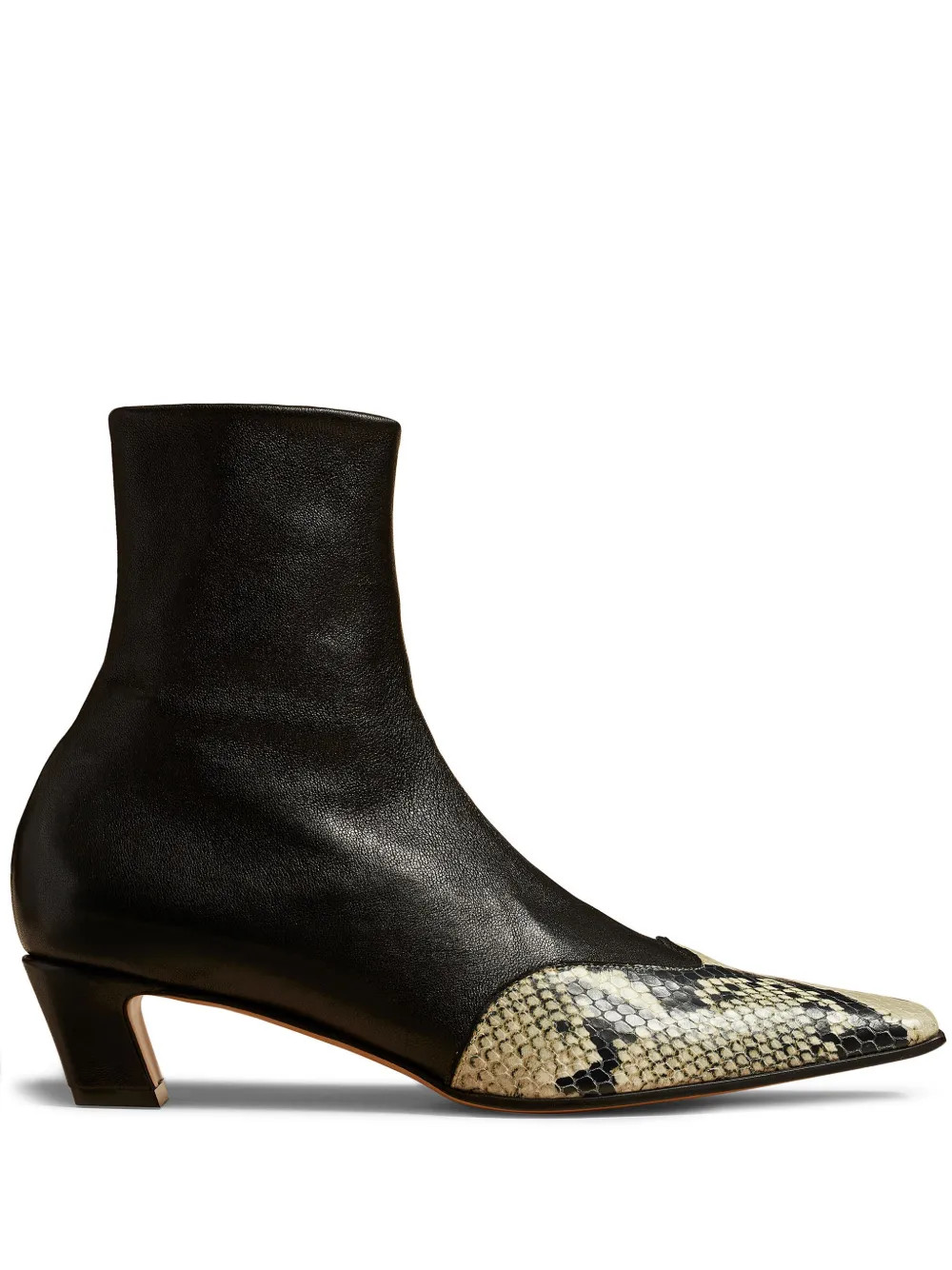KHAITE Nevada stretch low boots - Black | Farfetch Global