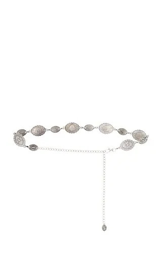 Lovers and Friends Charlotte Chain Belt in Metallic Silver. | Revolve Clothing (Global)