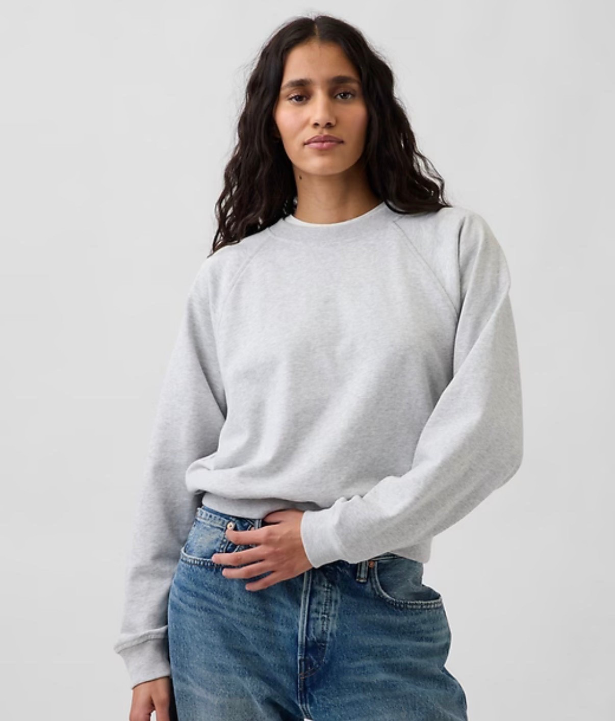 Gap VintageSoft Terry Raglan Sweatshirt, casual, loungewear, sale

#LTKSaleAlert #LTKActive #LTKSeasonal