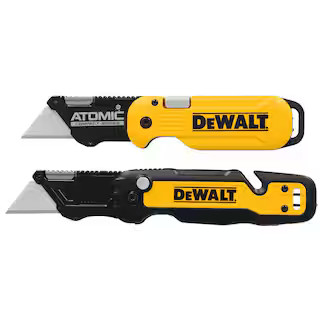 Atomic and Push and Flip Folding Utility Knives (2-Pack) | The Home Depot