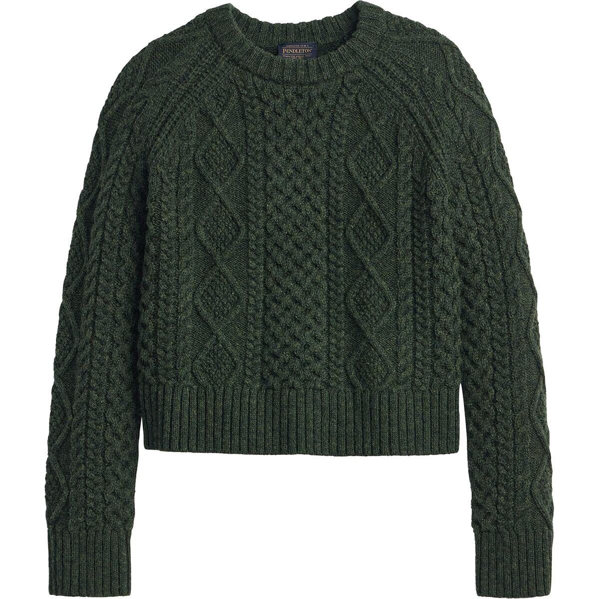 Pendleton Fisherman Sweater - Women's Dark Fir, XS | Backcountry