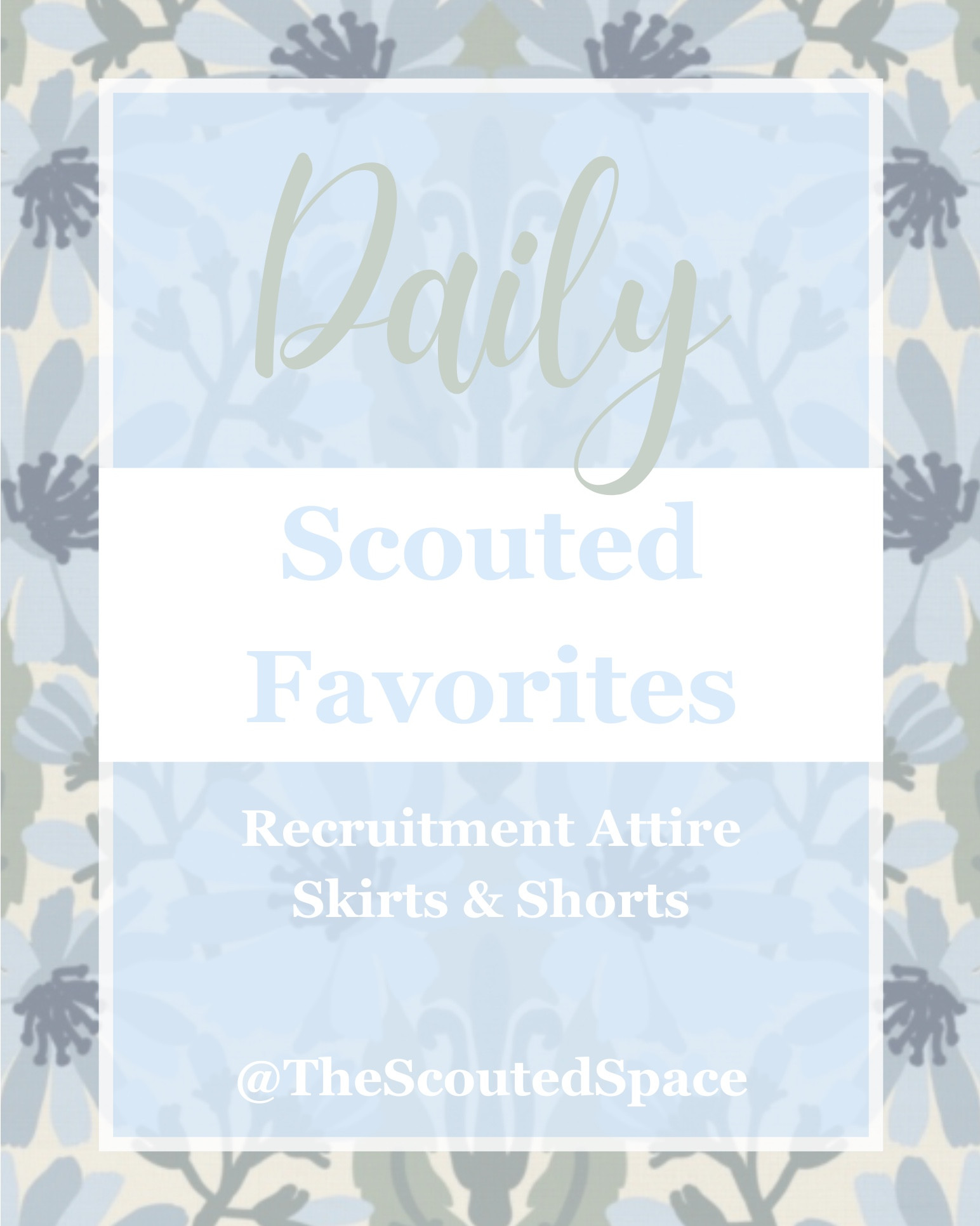 Recruitment Attire! Shorts & Skirts!

Pair your recruitment t-shirt with some of these adorable skirts or shorts! 

#LTKStyleTip #LTKSaleAlert