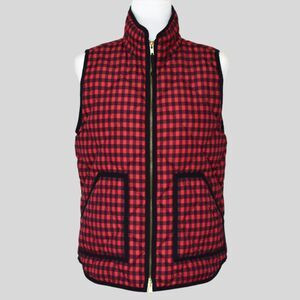 J.CREW Women's Buffalo Check Plaid Vest Size S | Poshmark