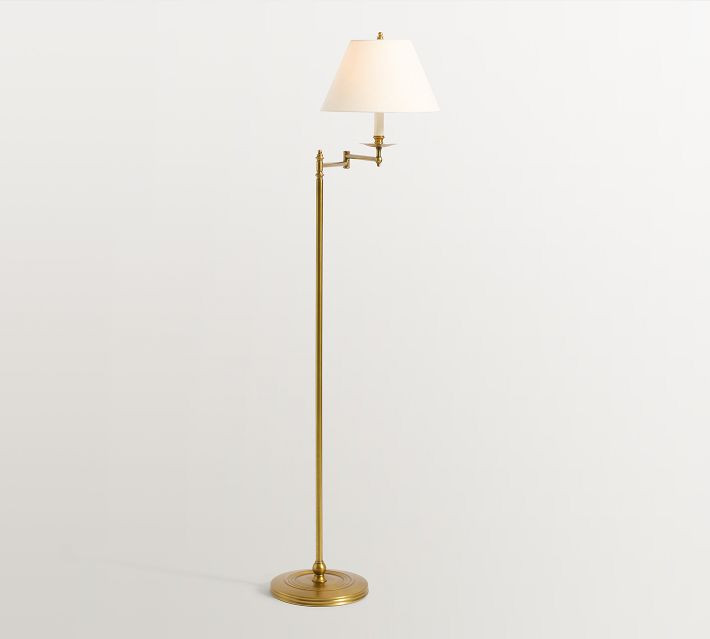 Hayden Metal Articulating Task Floor Lamp (53") | Pottery Barn (US)