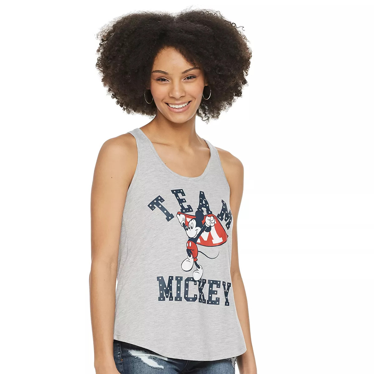 Disney's Mickey Mouse Juniors "Team Mickey" Graphic Tank Top by Family Fun™ | Kohl's