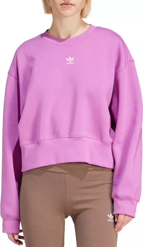 adidas Originals Women's Adicolor Essentials Fleece Crew Sweatshirt | Dick's Sporting Goods