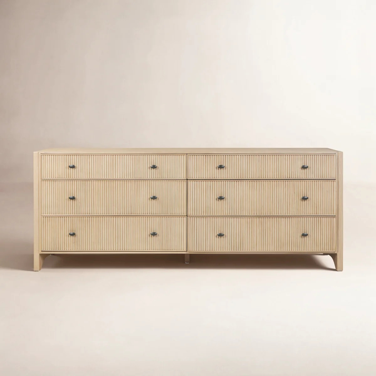 Massimo 6 Drawer Dresser-Light Wash Oak | Wayfair North America