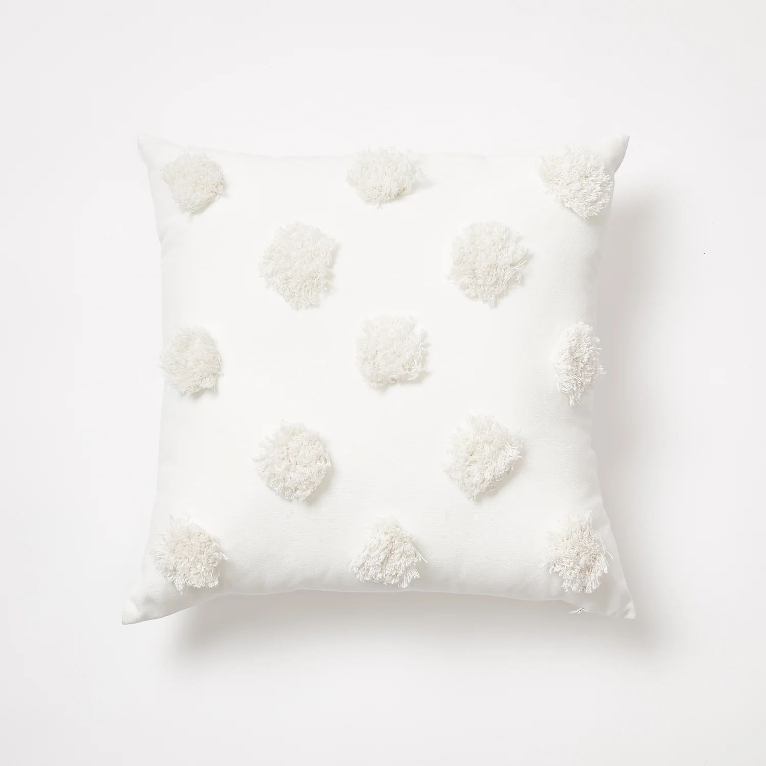 Pom Pom Pillow - Antique White | Bedding | Dormify