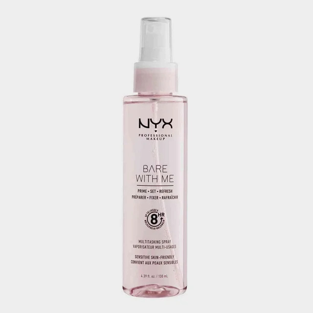 NYX Professional Makeup Bare With Me Multitasking Setting Spray and Face Makeup Primer, infused w... | Walmart (US)