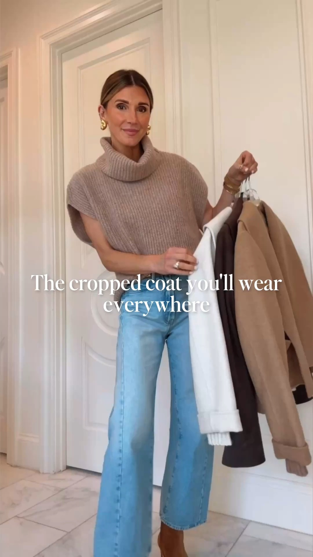 You will wear this cropped coat everywhere! New from my @Splendid fall collection. Here’s how I’m styling it! 

 #LTKootd #LTKSeasonal