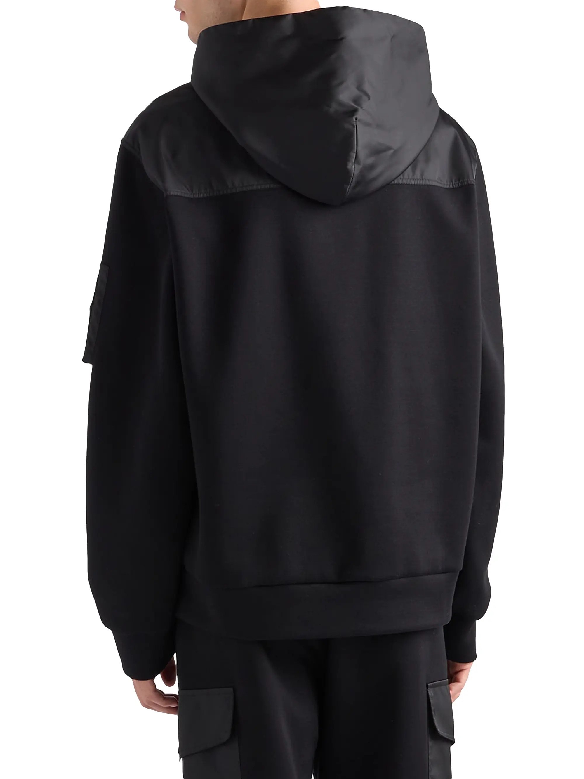 Cotton Fleece and Re-Nylon Hoodie | Saks Fifth Avenue