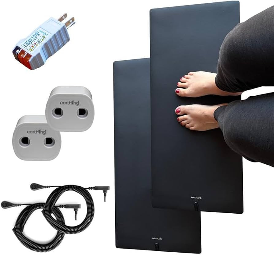 Earthing Universal Mat Kit 2 Pack, Clint Ober's Products, Grounding Mats for Office, Living Room,... | Amazon (US)