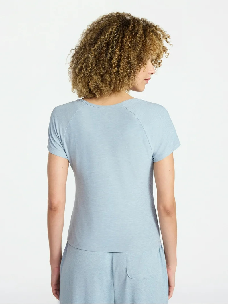Athletic Works Women's ButterCore Fashion Tee with Short Sleeves, Sizes XS-XXXL | Walmart (US)