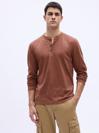 Everyday Soft Henley T-Shirt | Gap Factory