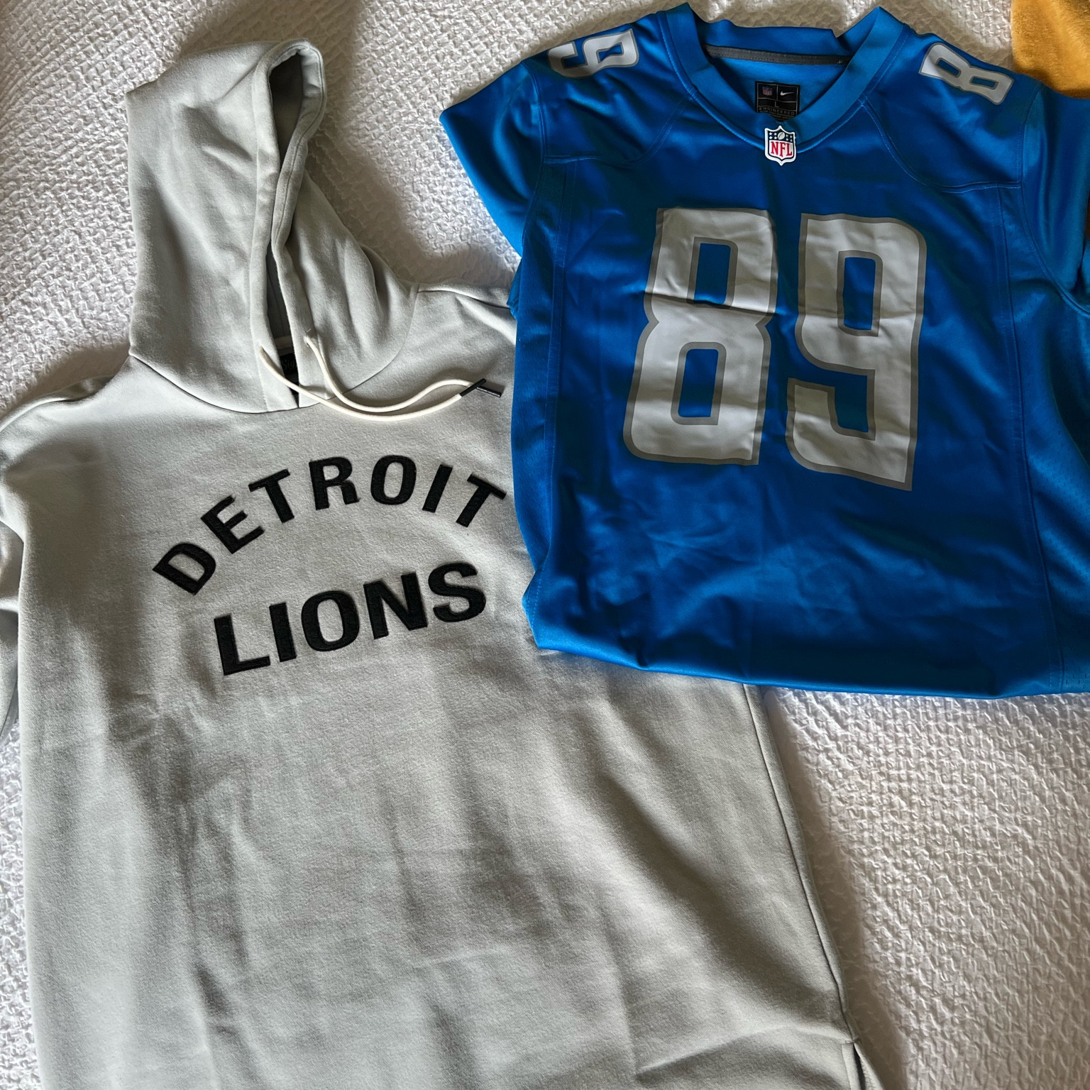 Nfl Detroit Lions Girls' Fleece Hooded Sweatshirt : Target