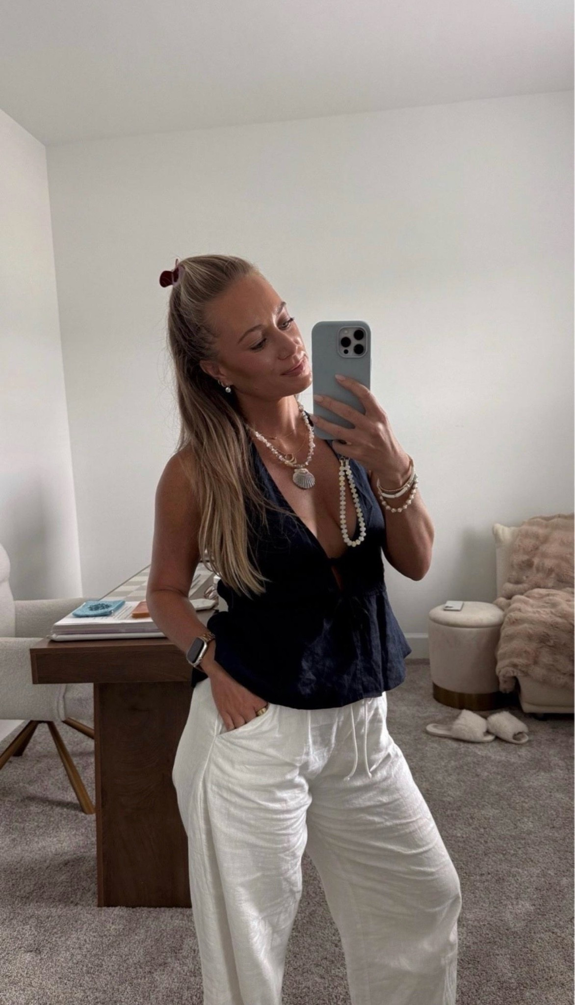 Loving this linen halter top from @Aritzia  💙

Wearing small.

Aritzia sale, linen top, Americana summer, coastal fashion, New England fits

#LTKootd #LTKSeasonal