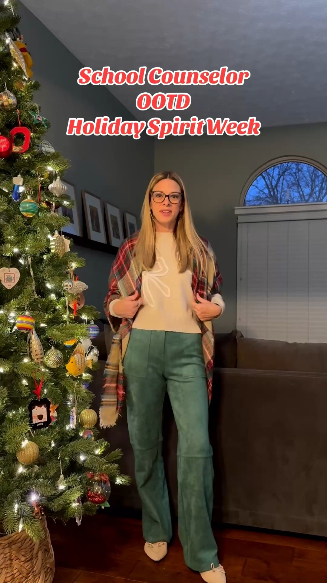 I love a good holiday school spirit week! I go all in! The pants are from Coco the Shop, this exact sweater is out but I linked the other prints from same vendor, and I’ll link the rest below ❤️

#LTKWorkwear #LTKHoliday #LTKootd