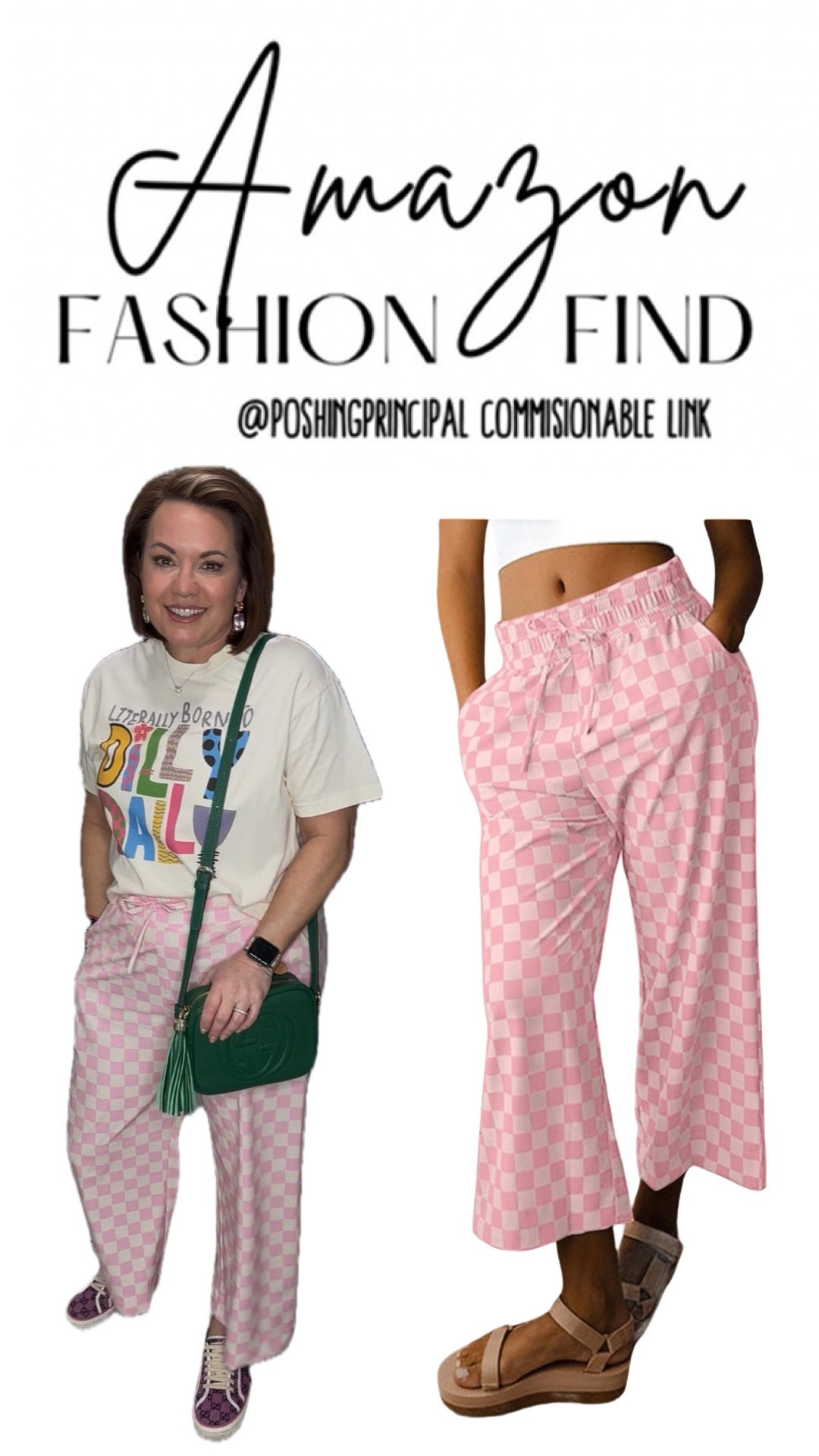 Found an Amazon dupe for my Albion pants — and they deliver the same fun, statement look for a fraction of the price.

These pink checkered pants have the same relaxed fit and playful vibe I love in my Albion pair, but with an easy elastic waist that makes them comfortable enough for everyday wear. They’re lightweight, easy to style with a simple graphic tee, and perfect for errands, casual days, or when you want an outfit that feels fun but effortless.

If you love bold pants but want a more affordable option, this Amazon find is such a good alternative. I linked the exact pair here so you can grab them and style them your own way.

Albion pants dupe, Amazon Albion pants dupe, pink checkered pants, checkerboard pants outfit, statement pants Amazon, affordable statement pants, Amazon wide leg pants, elastic waist pants women, comfy lounge pants outfit, casual printed pants, bold pants outfit, playful fashion outfit, casual graphic tee outfit, everyday casual style, mom outfit ideas, over 40 casual fashion, over 50 casual style, spring casual outfit, summer casual outfit, weekend outfit ideas, errands outfit inspiration, Amazon fashion finds, affordable fashion Amazon, budget friendly outfit, comfortable everyday outfit, casual chic outfit


#LTKFindsUnder50 #LTKActive #LTKOver40