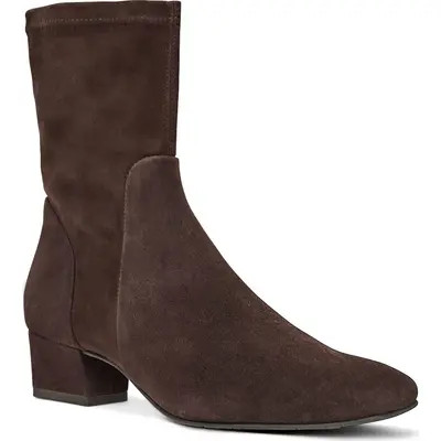 Aquatalia Stassi Water Repellent Bootie in Navy at Nordstrom, Size 8 | Nordstrom