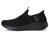 Skechers Sport Women's Women's Ultra Flex 3.0-Cozy Streak Sneaker, Black, 6.5 | Amazon (US)
