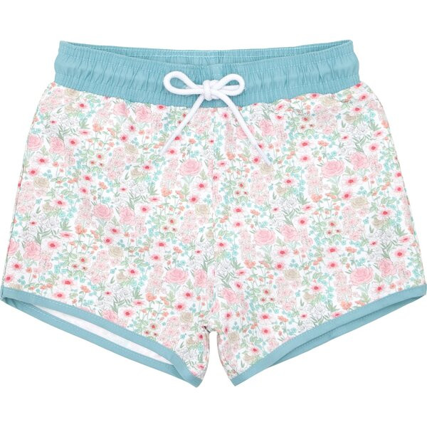 Boys Emerald Floral Boardie | Maisonette