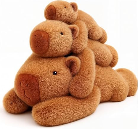 Weighted Capybara Plush Toy, Super Soft Heavy Stuffed Animal Pillow for Kids & Adults, Cute Capyb... | Amazon (US)