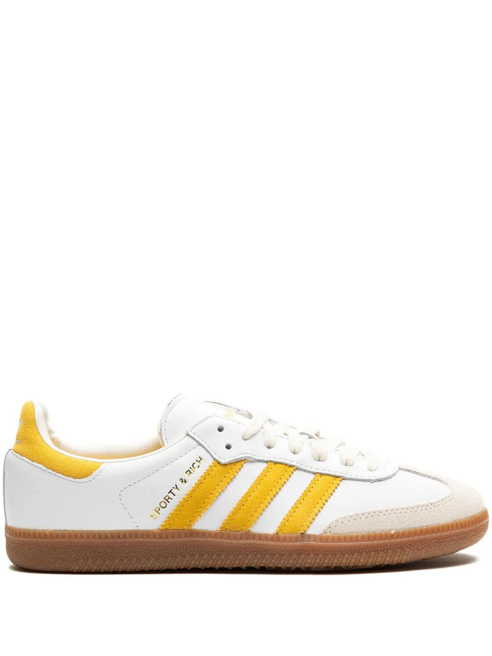 Adidas Samba OG "SPORTY & RICH - White Bold Gold" Sneakers | White | FARFETCH | Farfetch Global