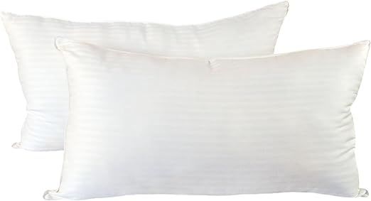 Cozy Bed Medium Firm (Set of 2) Hotel Quality Pillow, King, White, 2 Count | Amazon (US)