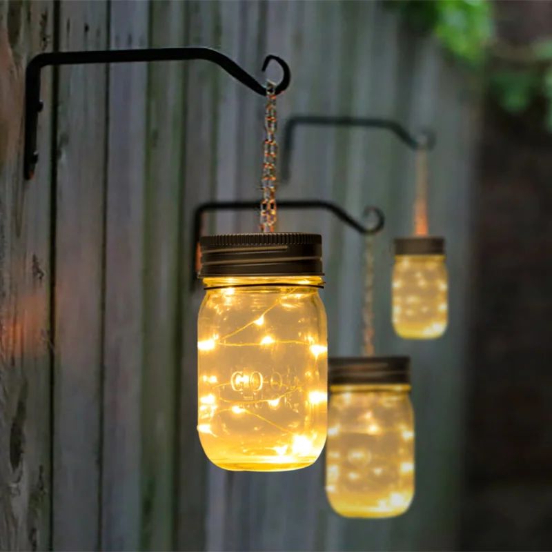 5.3'' Solar Powered Integrated LED Outdoor Lantern (Set of 6) | Wayfair North America