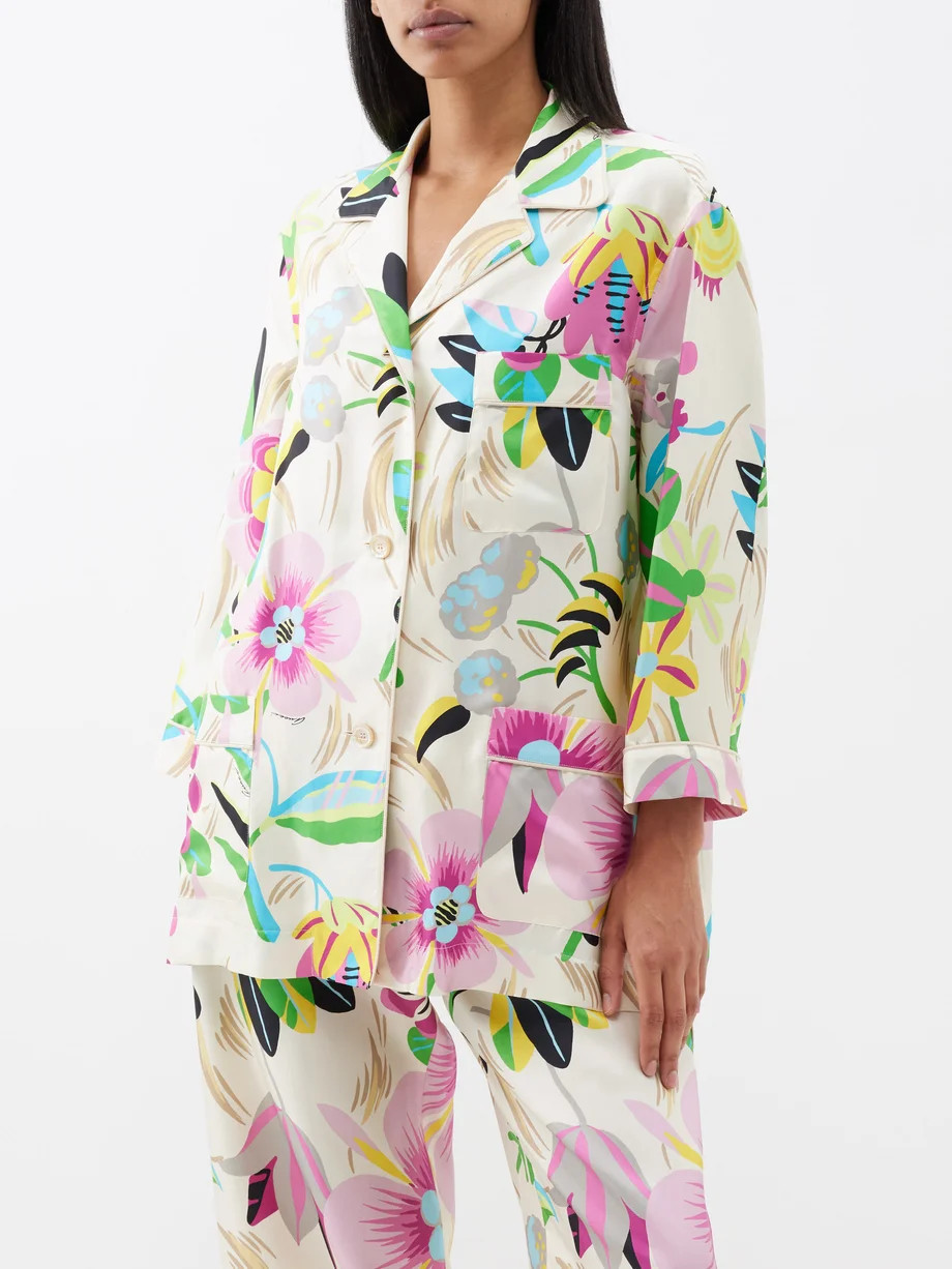 Hawaii floral-print silk-twill shirt | Matches (APAC)