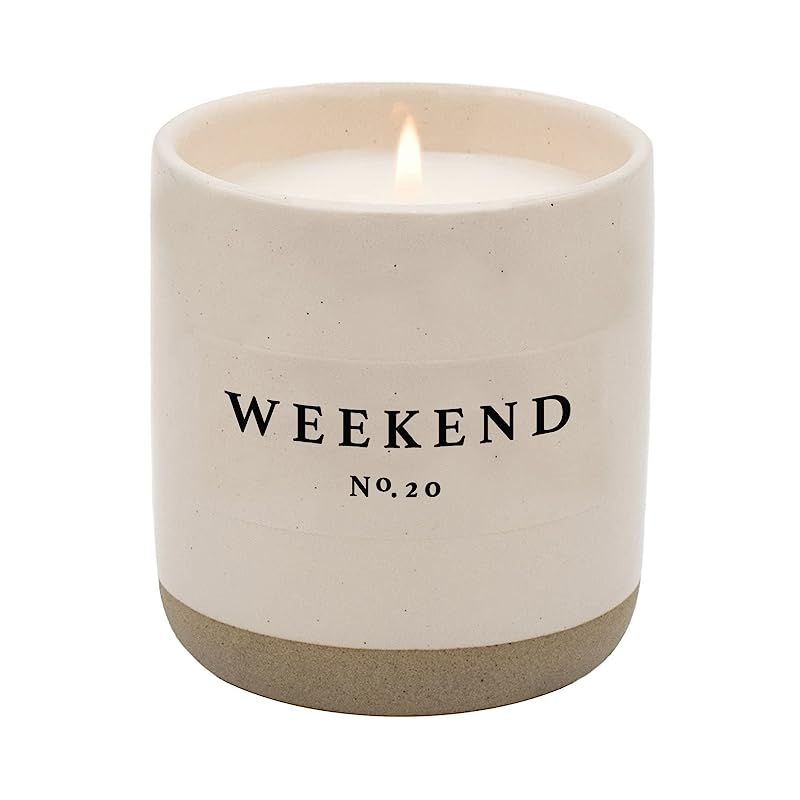 Sweet Water Decor Weekend Candle | Sage, Orange, and Amber Spa Scented Soy Candles for Home | 12o... | Amazon (US)